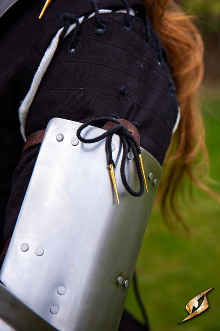 Landsknecht Vambraces - Steel - ręce landsknechta