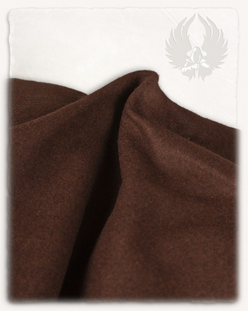 Wool fabric 380g/m² - Brown - tkanina wełniana
