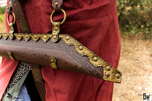 Seax scabbard - Brown - pochwa na seax