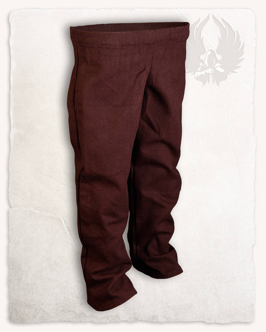 Niko Kids Pants Brown - płócienne dziecięce spodnie