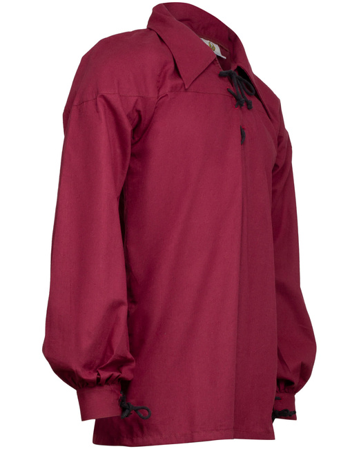 Sawyer shirt - Bordeaux - koszula bawełniana