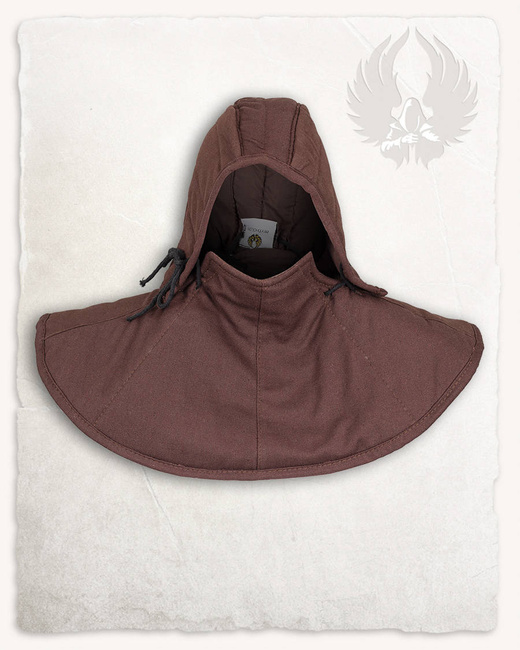 Aulber Padded Collar with Coif Canvas - Brown