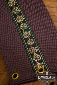 Jeanne fabric belt - Brown