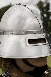 Guardsman Helmet - Polished Steel