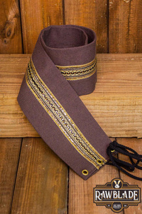 Jeanne fabric belt - Brown
