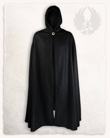 Gora Cape Wool Black - wełniany płaszcz, opończa