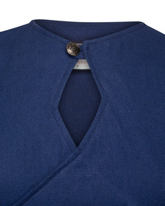 Antaris Dress Canvas - Blue - suknia bawełniana