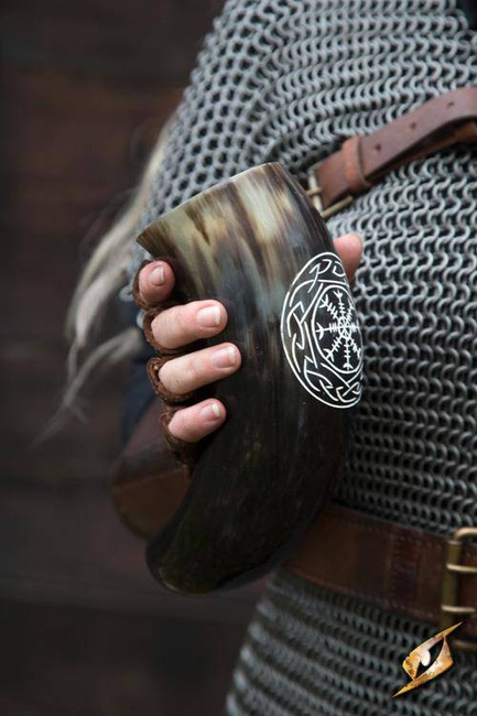 Aegishjalmur Horn - Light - With Stand