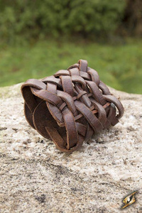 Braided Bracelet - Brown - 20 cm