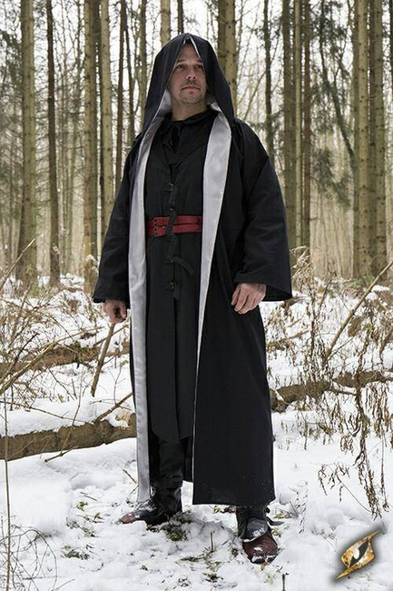 Magician Robe - Black/Silver