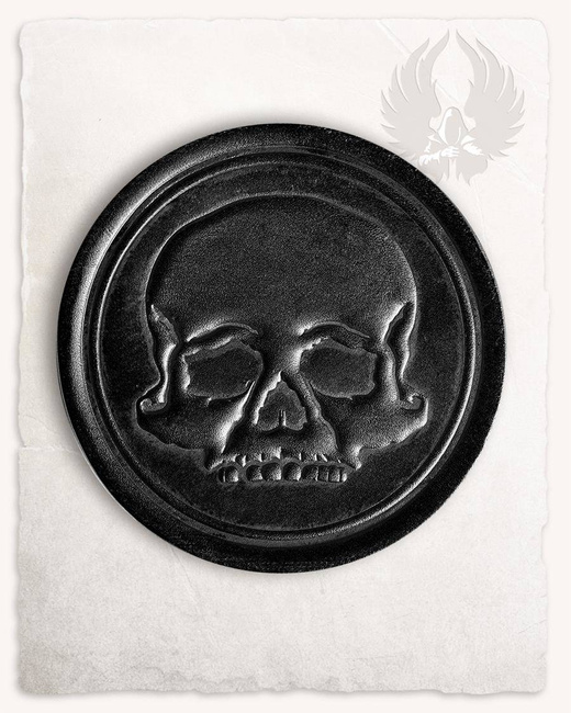 Coaster Skull Black - podkładka pod napój