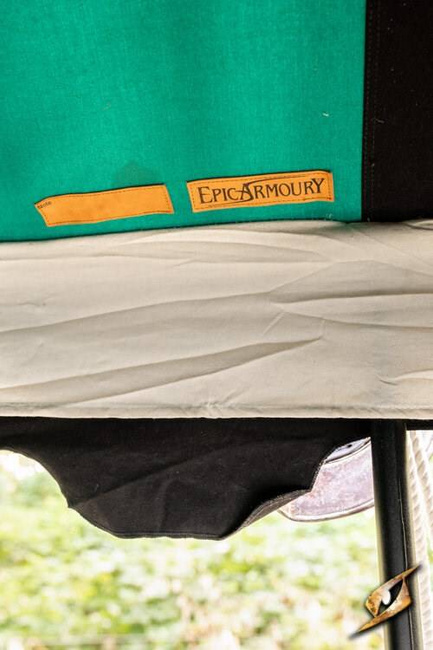 Marquee Tent - 5x8m - Epic Black/Emerald Green