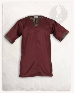 Sigbert Tunic Bordeaux - płócienna tunika