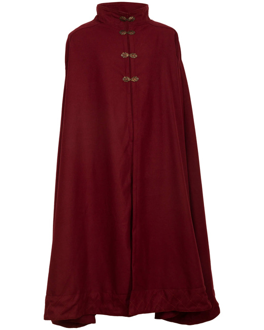 Ceres Cloak Wool - Bordeaux - płaszcz wełniany