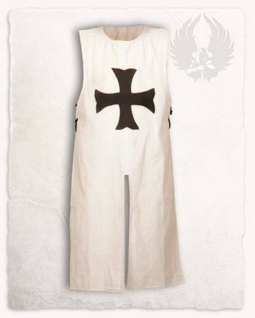 Carl Crusader Tabard Cream/Black - tabard krzyżowca