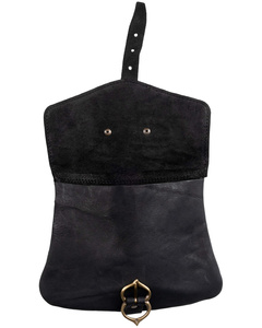 Sancho belt bag - Black - skórzana kaletka