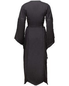 Antaris Dress Canvas - Brown - suknia bawełniana