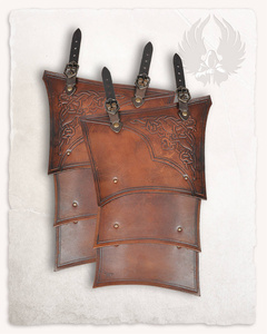 Mantikor Leather Tassets - Brown