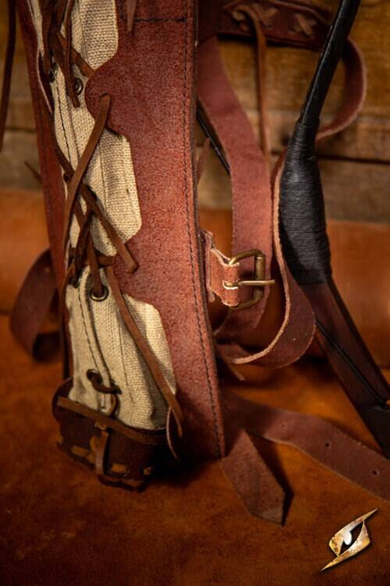 Imperial Quiver - Suede - Brown- Kołczan do strzał larpowych