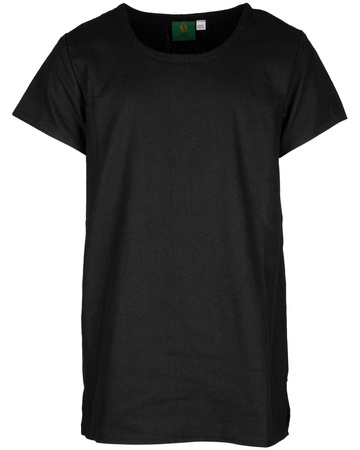 Basic Tunic Canvas - Black - bawełniana tunika