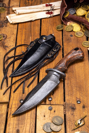 Ranger Knife & Scabbard - Left - Black