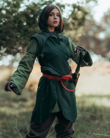 Galatea Tunic Canvas - Green - tunika bawełniana