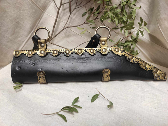 Seax scabbard - Black - pochwa na seax