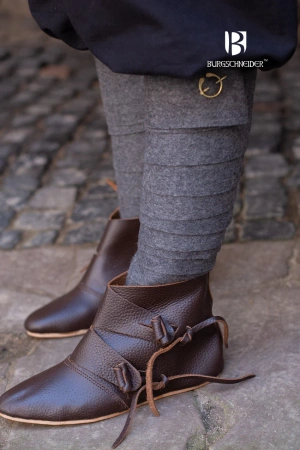 Wool Winingas Aki - Dark Grey - owijacze na nogawki z filcowanej wełny