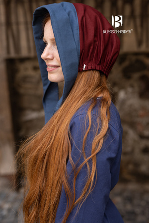 Bonnet Dagmar - Bordeaux/Blue - czepek