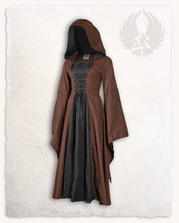 Ophelia Dress Brown/Black