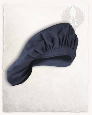 Stefan Beret Blue - beret średniowieczny