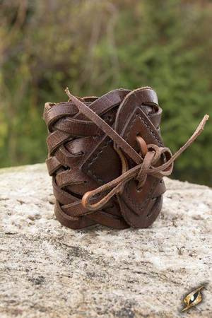 Braided Bracelet - Brown - 20 cm