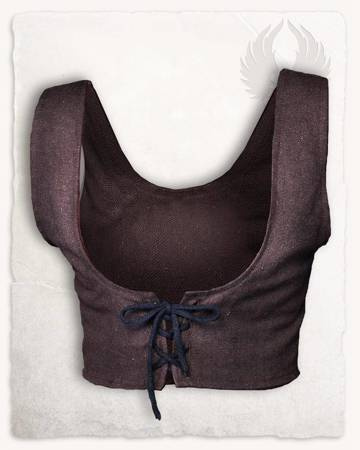 Annabelle Bodice Brown - kamizelka gorsetowa