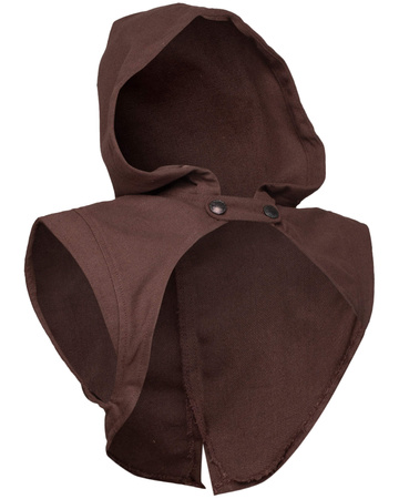 Galatea hood canvas Brown - kaptur z krótkim bolerkiem