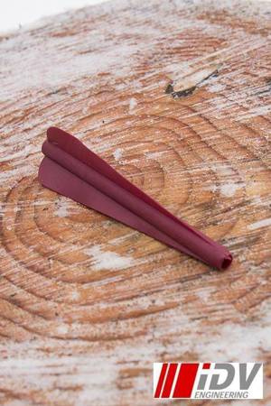 Fletching - Dark red - lotki do strzał  larpowych IDV