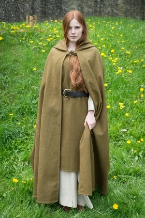 Hooded Cloak Hibernus - Wool - Autumn Green