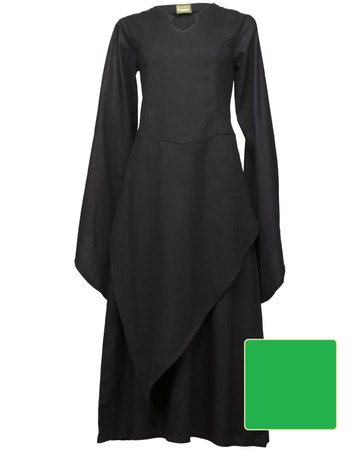 Galatea Dress - Green - suknia bawełniana