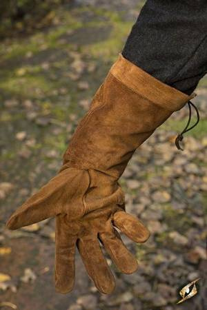 Leather Gloves - Brown