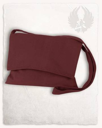 Jonas Shoulder Bag bordeaux - płócienna torba na ramię