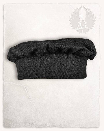 Armin Cap Canvas Black - włoski beret