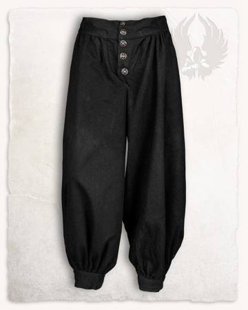 Ataman Trousers Canvas Black - płócienne szarawary.