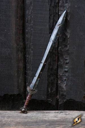Battleworn Celtic Leaf Sword - 100 cm