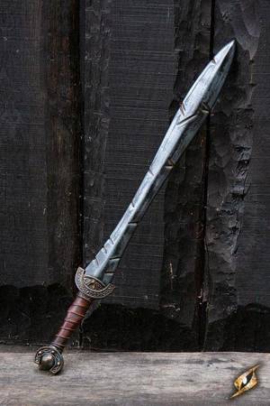 Battleworn Celtic Leaf Sword - 85 cm