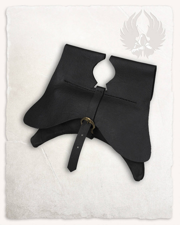 Calvert Kidney-shaped Belt Bag Small - Black
