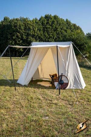 Double Wedge Tent - 2x4m - Natural