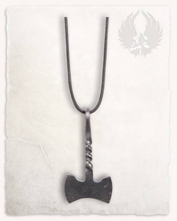 Double headed axe necklace