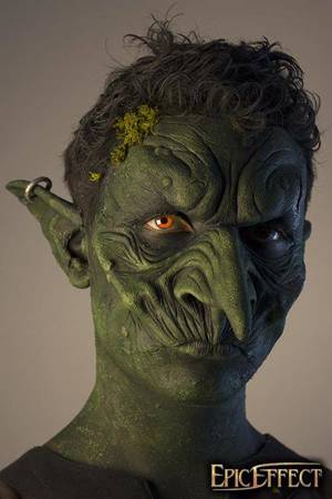 Goblin Half Face - Green