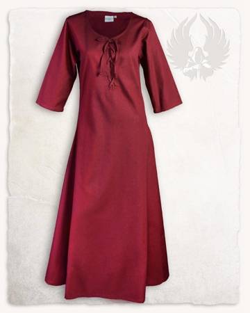 Irene Dress Bordeaux - twilowa suknia