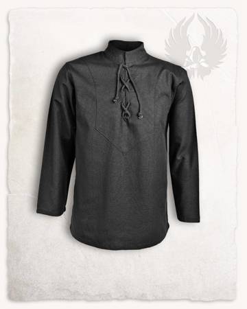 Leomar Shirt Black - koszula średniowieczna