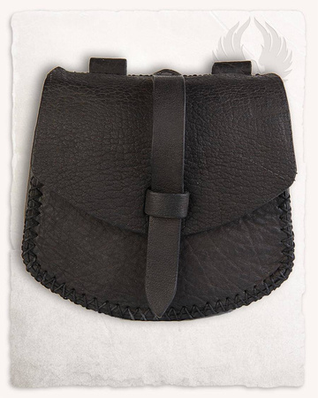 Louis Belt Bag Large Black - skórzana kaletka